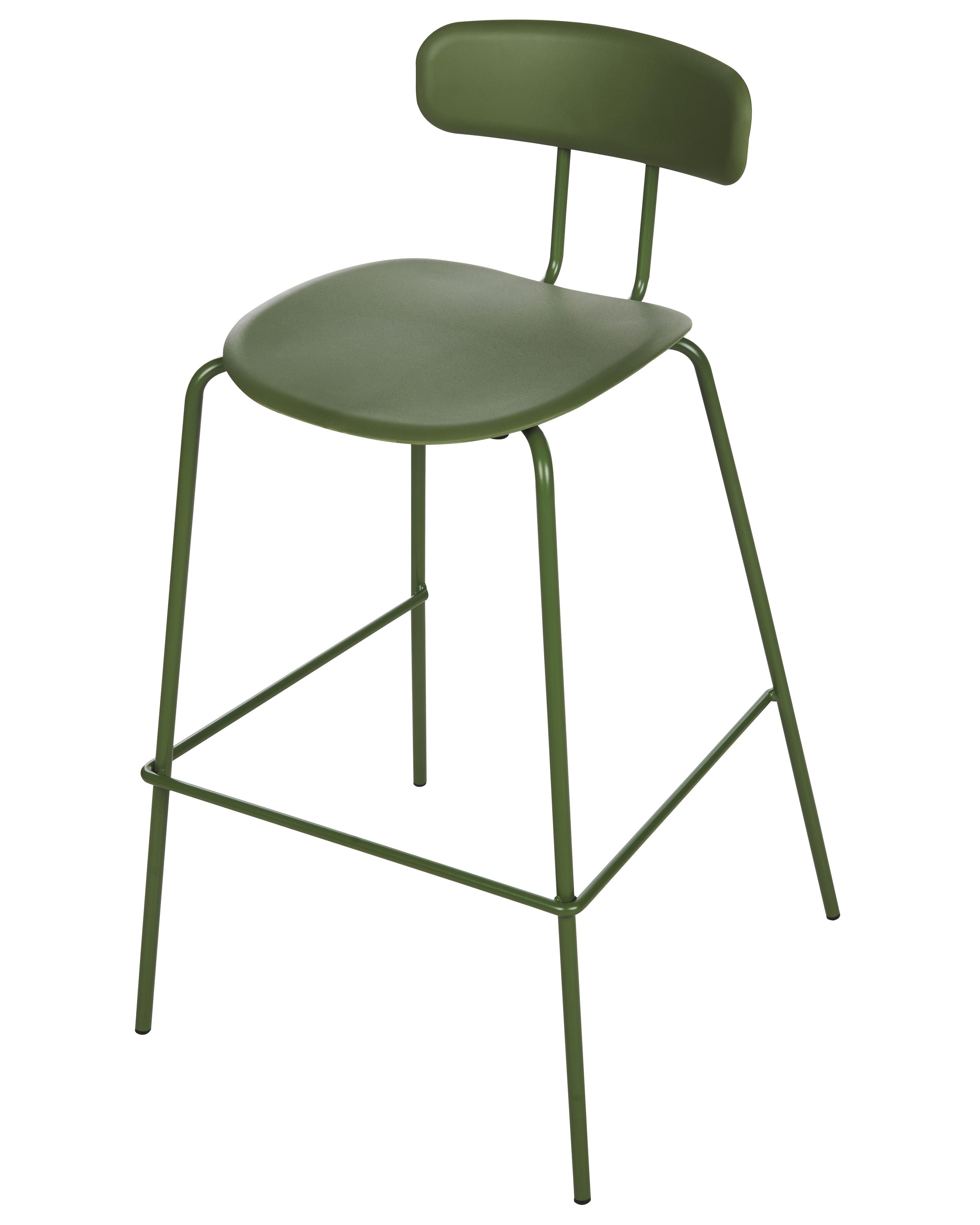 Set van 2 barstoelen SIBLEY Groen
