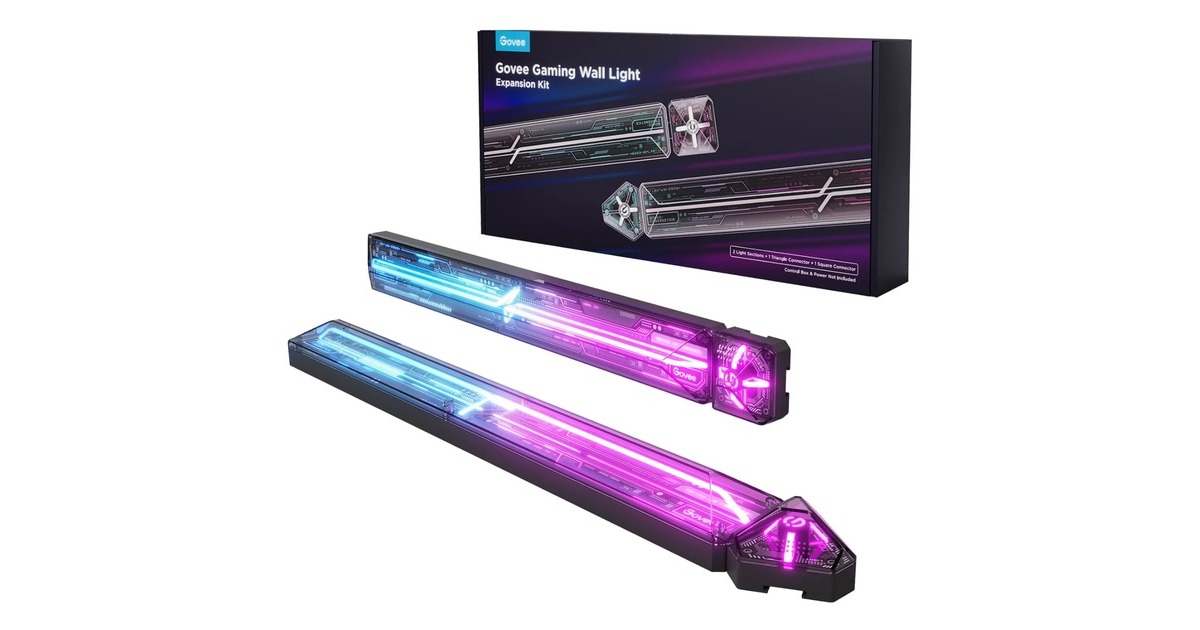 GoveeGaming Wall Lights Expansion Kit verlichting  (2,4GHz wifi, Bluetooth)