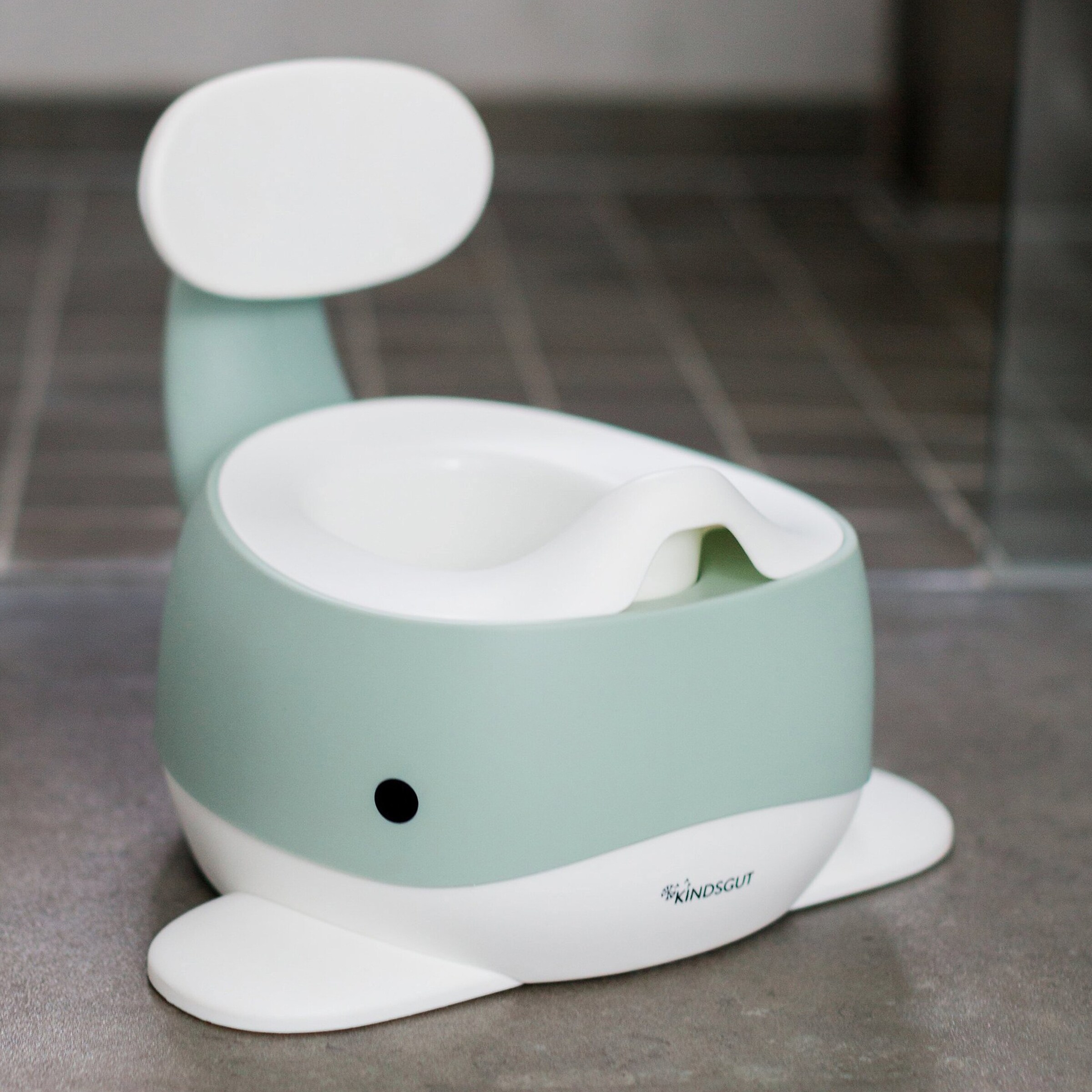 Kindsgut Töpfchen Wal aquamarin