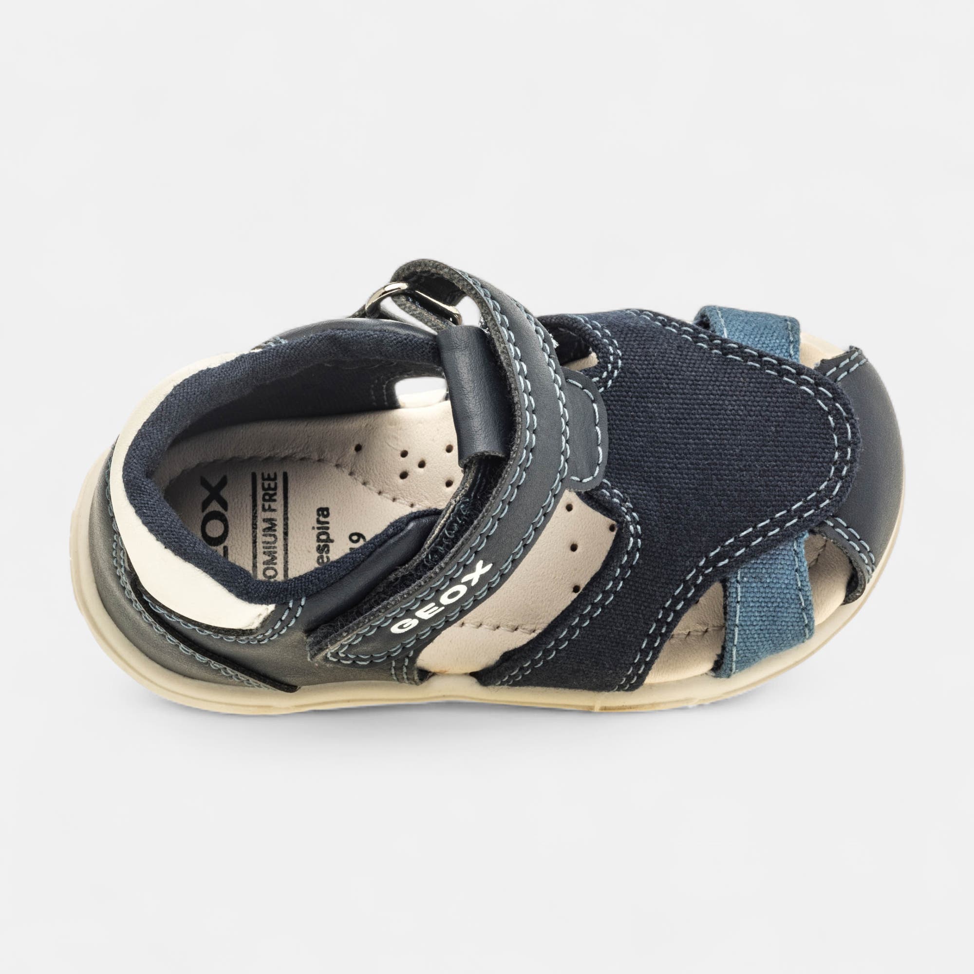 Nu-pieds Bébé garçon bleu marine