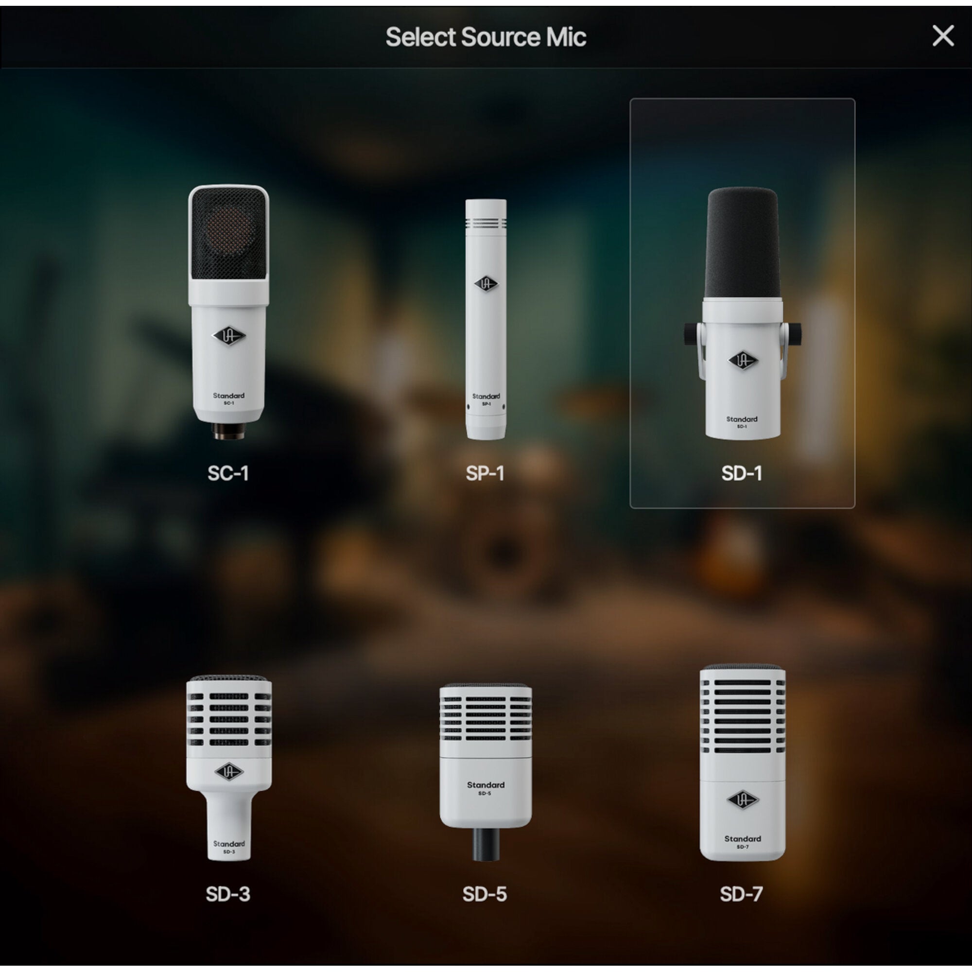 Universal Audio SD-1 Standard Dynamic Microphone broadcast microfoon