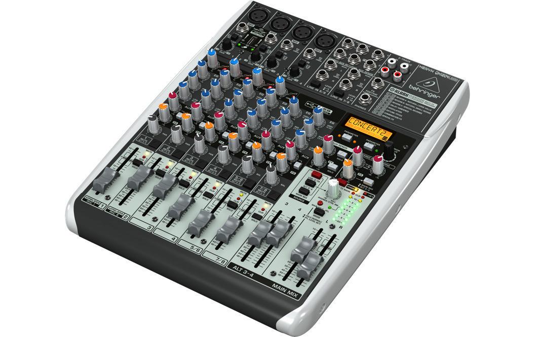 Mischpult Xenyx QX1204 USB<br>Mischpult mit USB-Anschlüssen