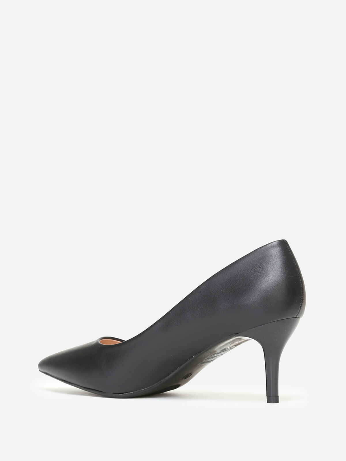 Escarpins à talon fin verni- Noir