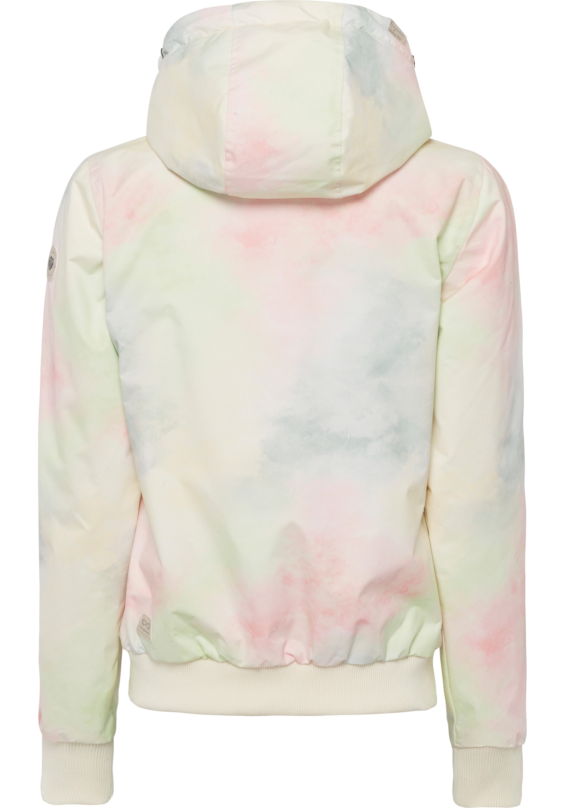 Ragwear Funktionsjacke »NUGGIE OMBRE O« mit Kapuze Übergangsjacke aus wasserabweisendem Material