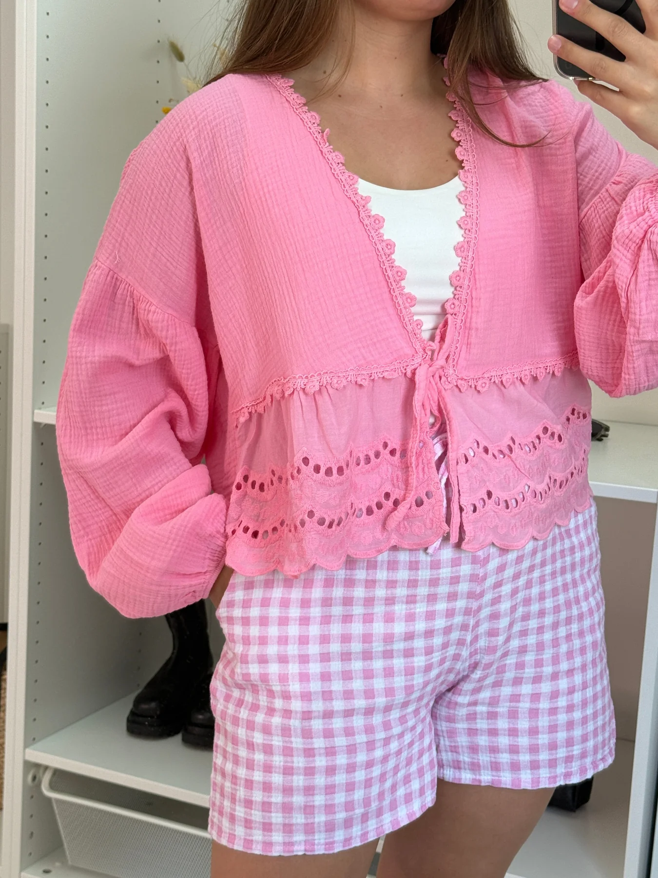 A-bee Sofie Shorts- Pink