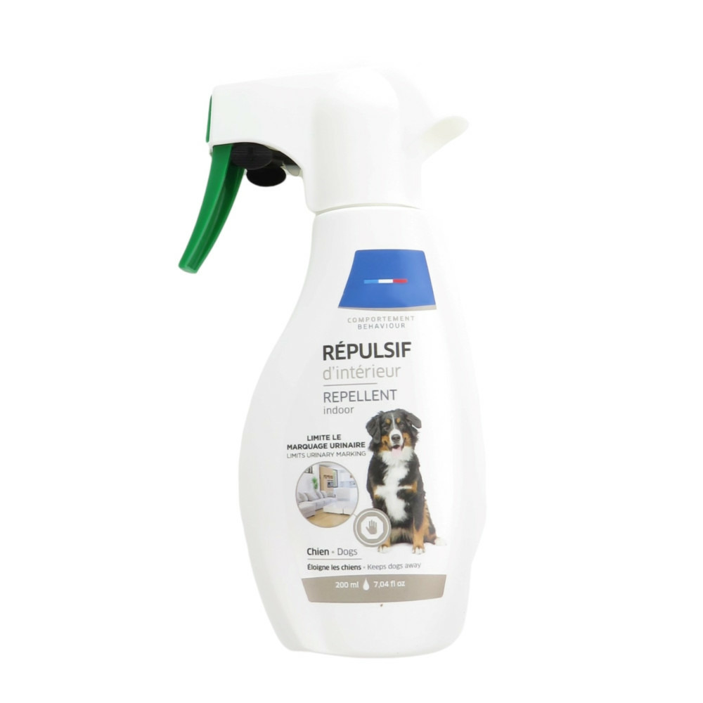 Répulsif d'intérieur en spray, 200 ml pour chien