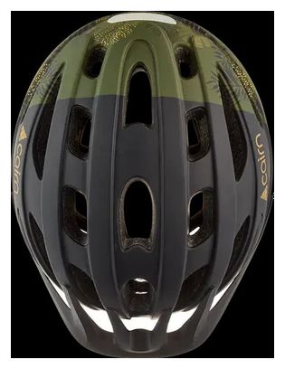 Casque Cairn Fusion Led Usb Noir Mat/ Kaki