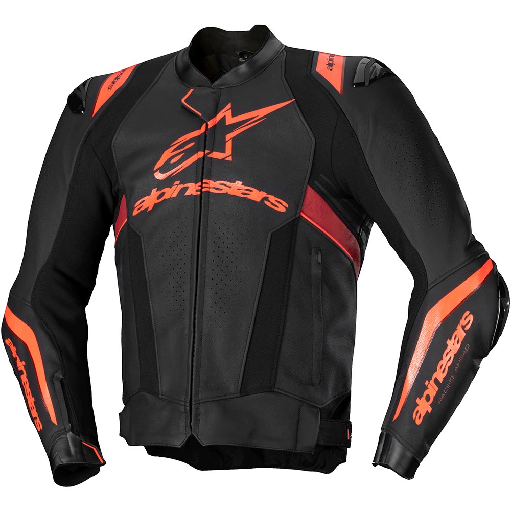 Alpinestars - Blouson Missile V3 Ignition Noir / Rouge fluo / Rouge Mat