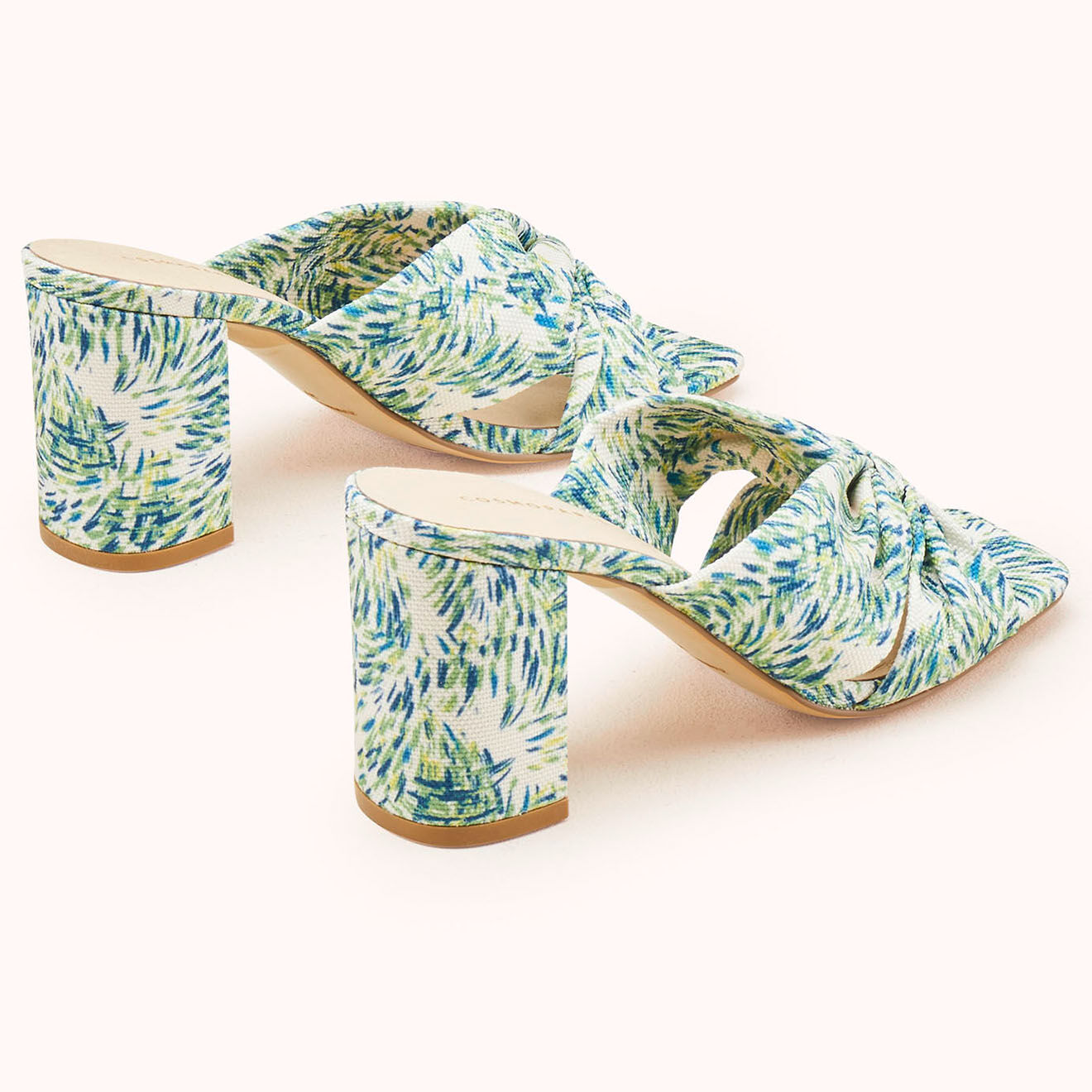 Cosmoparis Mules Hisa vertes - Talon 8 cm