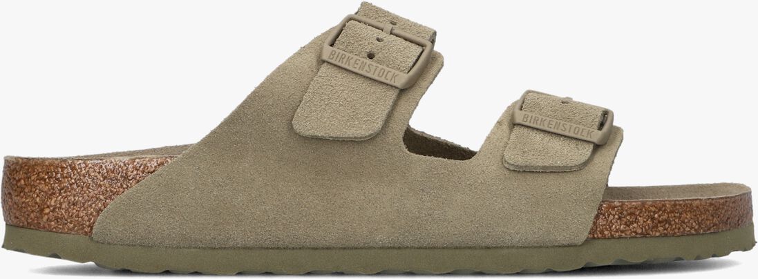 beige birkenstock slippers arizona heren