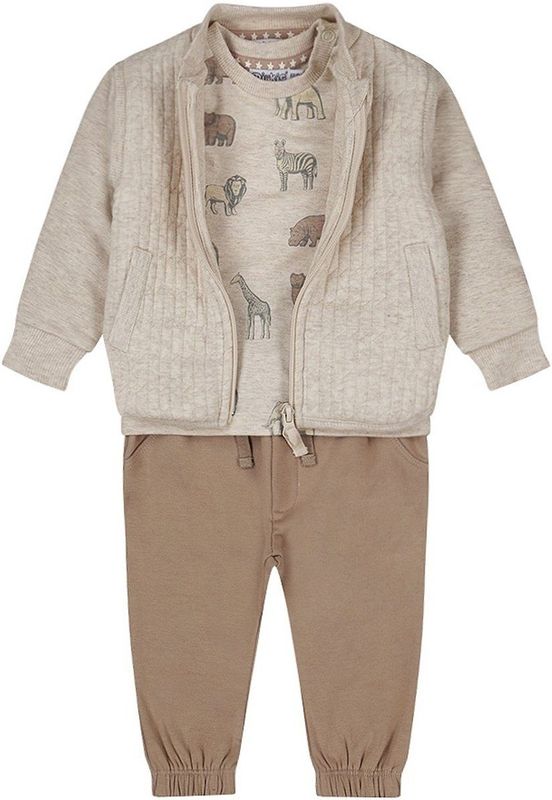 Dirkje - Kledingset - Pebble - 3-delig - T-shirt - Sweatpants - Vest