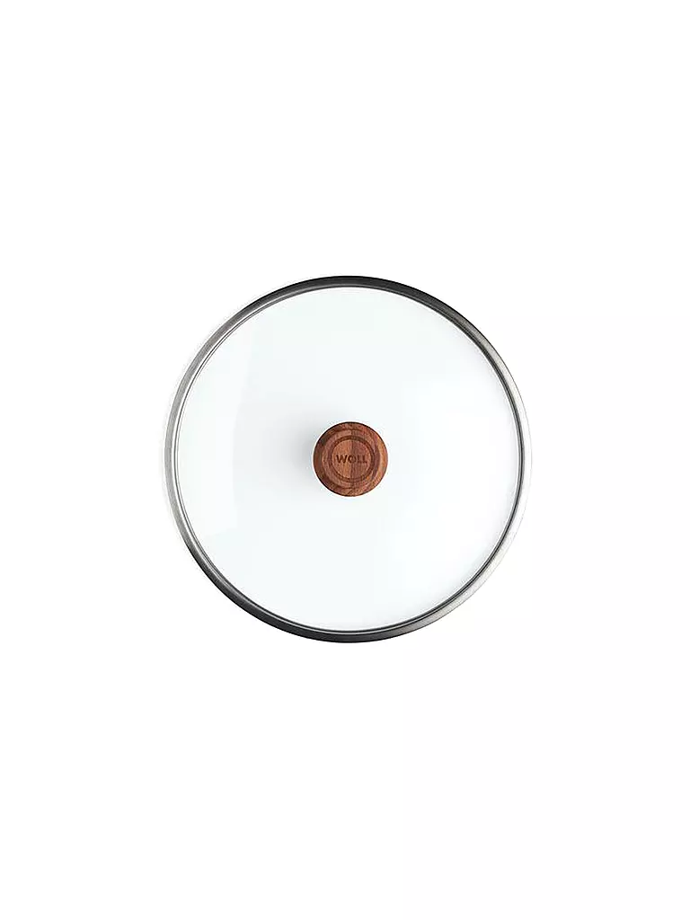 WOLL Glasdeckel ECO-LOGIC 28cm Glas/Holz transparent