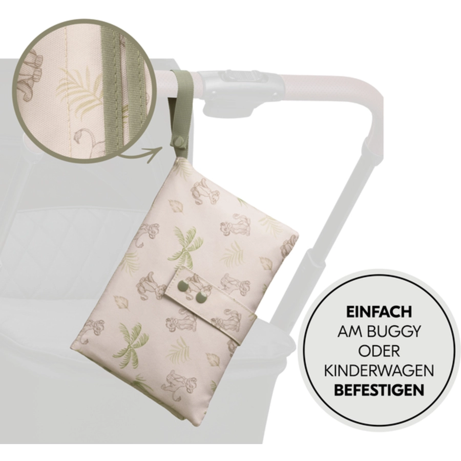 hauck Windeltasche mit Wickelauflage Change N Walk Simba Beige