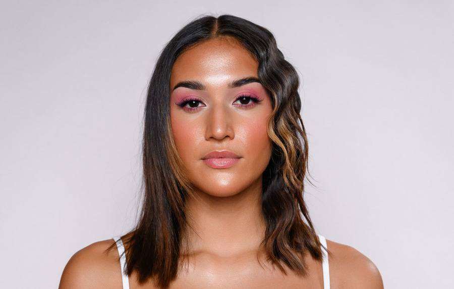 Mermade Hair Mini Waver Pink 25mm