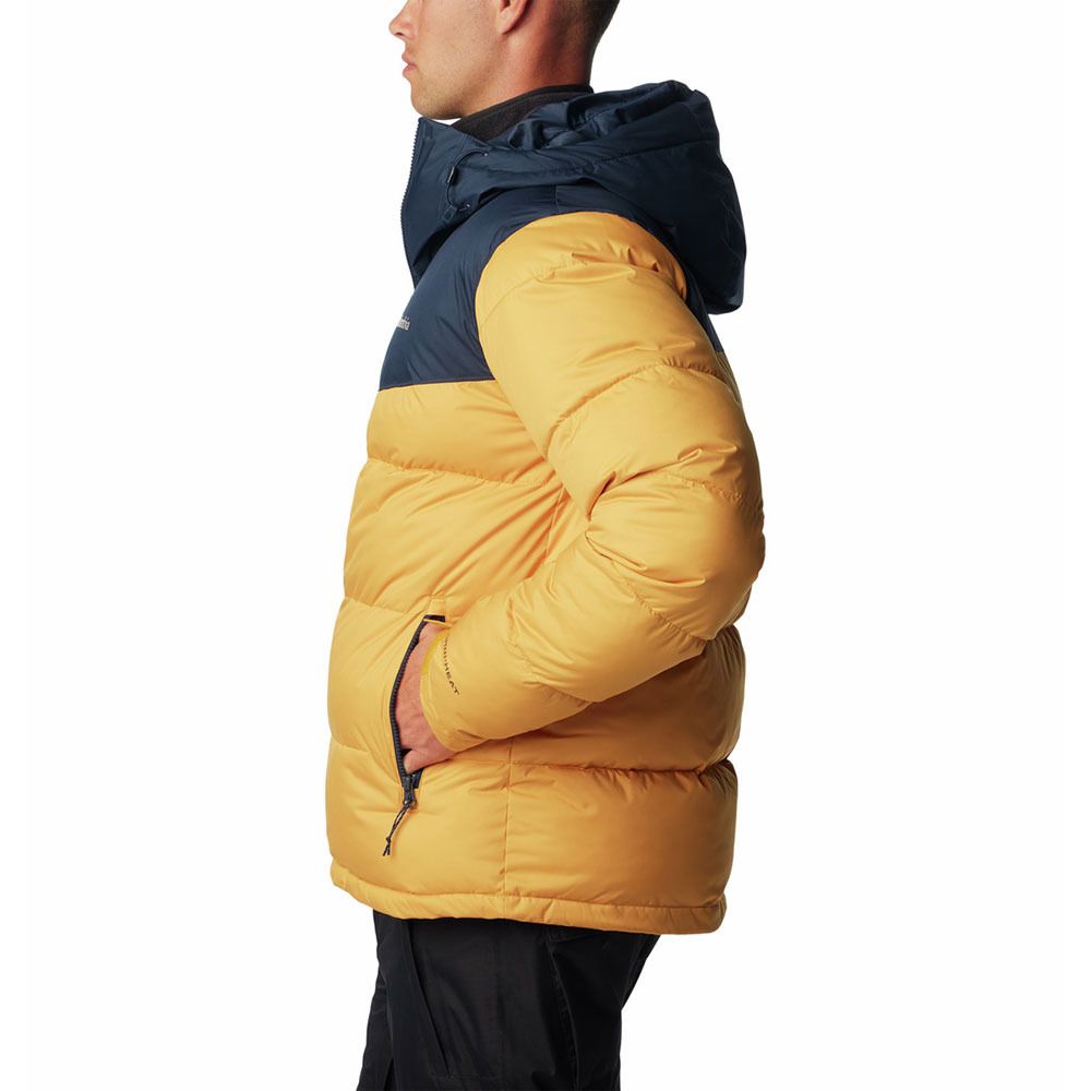 Columbia ICELINE RIDGE - Doudoune ski Homme yellow
