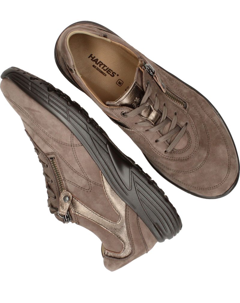 Hartjes Katy Sneakers Taupe Dames