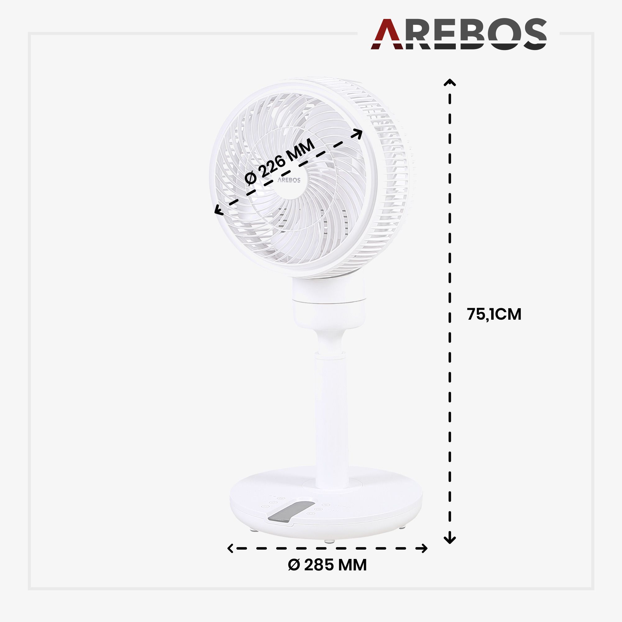 Bodenventilator 55W