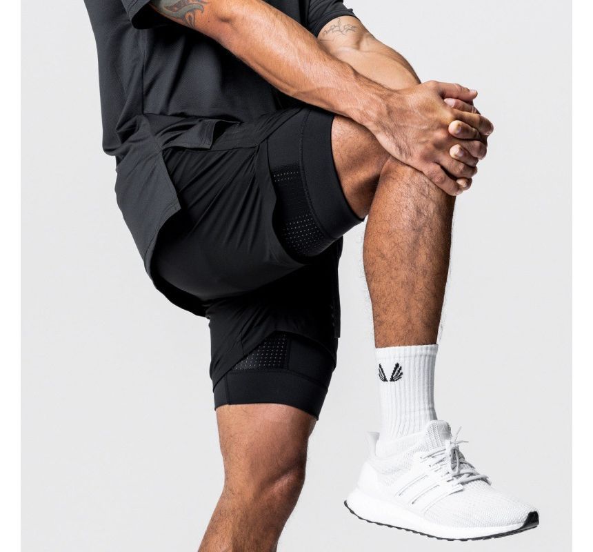 Aozora - Sweatshorts met trekkoordtaille