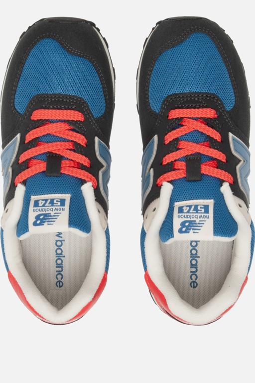 New Balance 574 Sneakers blauw Textiel
