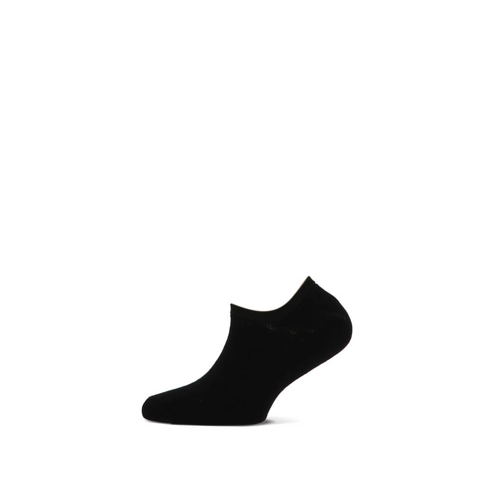 Yellow Moon invisible sneaker sokken - set van 2 zwart