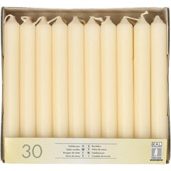 Bougie de table, 21 mm, pack de 30