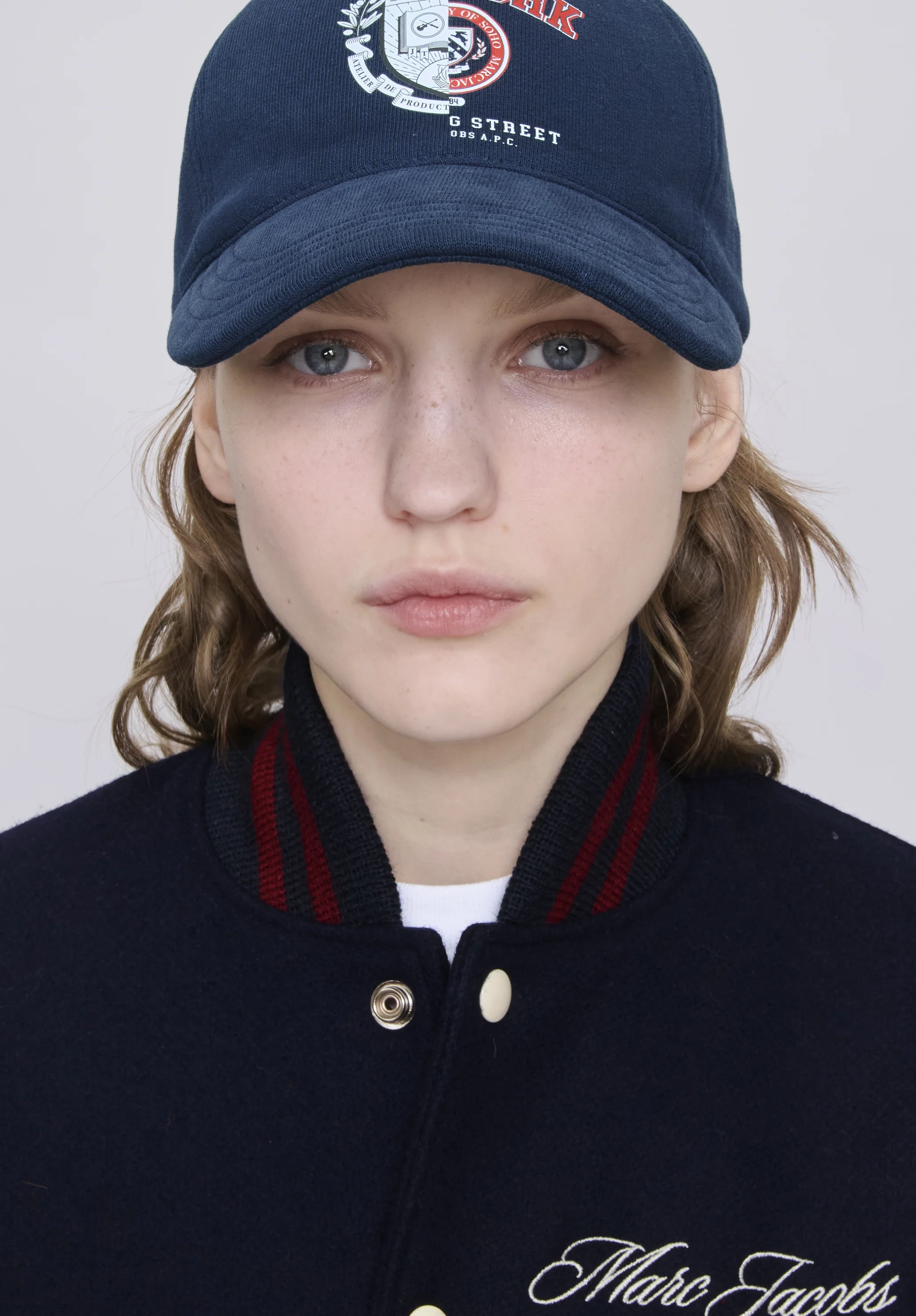 A.P.C. x Marc Jacobs. The Eden Cap - Dark navy