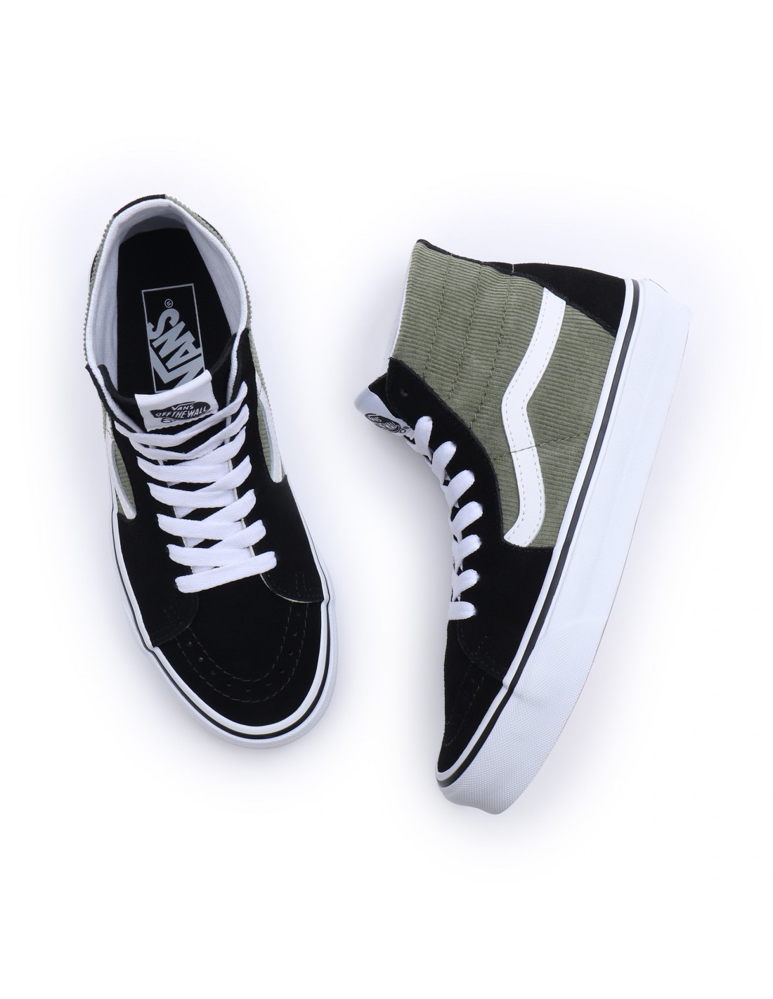 vans Sneakers montantes homme ua sk8-hi tapered blk kaki