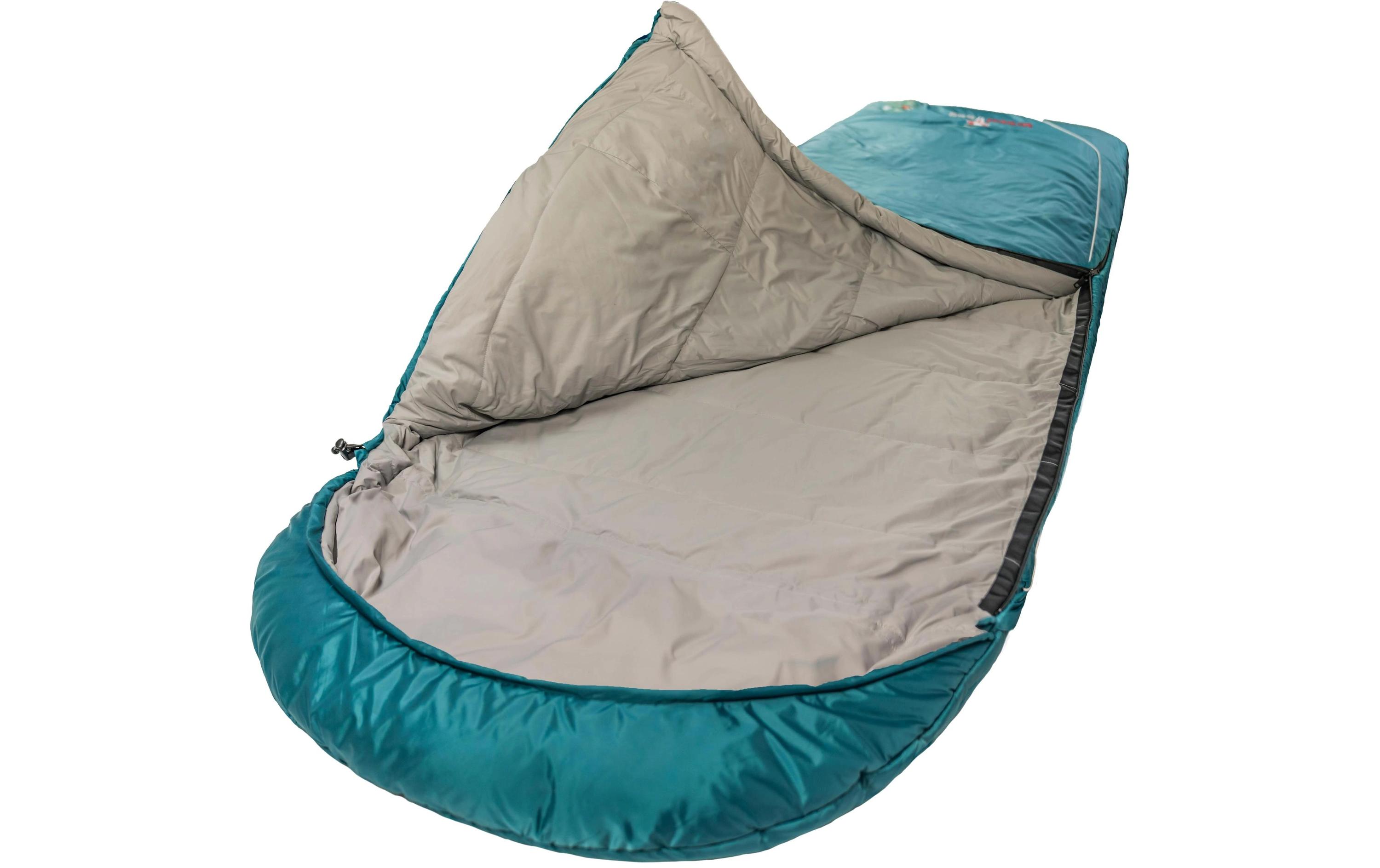 Schlafsack Biopod Wolle Goas Comfort Polyester, Dark Petrol<br>Hochwertiger leichter Schlafsack in Deckenform