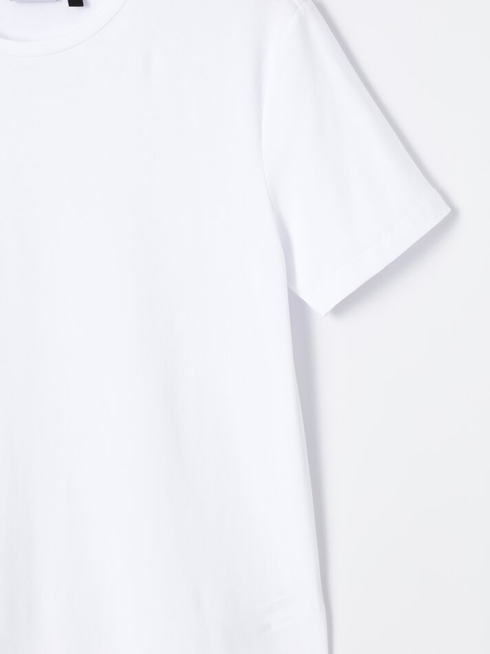 Camiseta básica slim fit - Off White