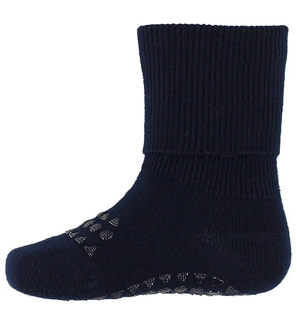 GoBabyGo Rutschfeste Socken - Wolle - Midnight Blue