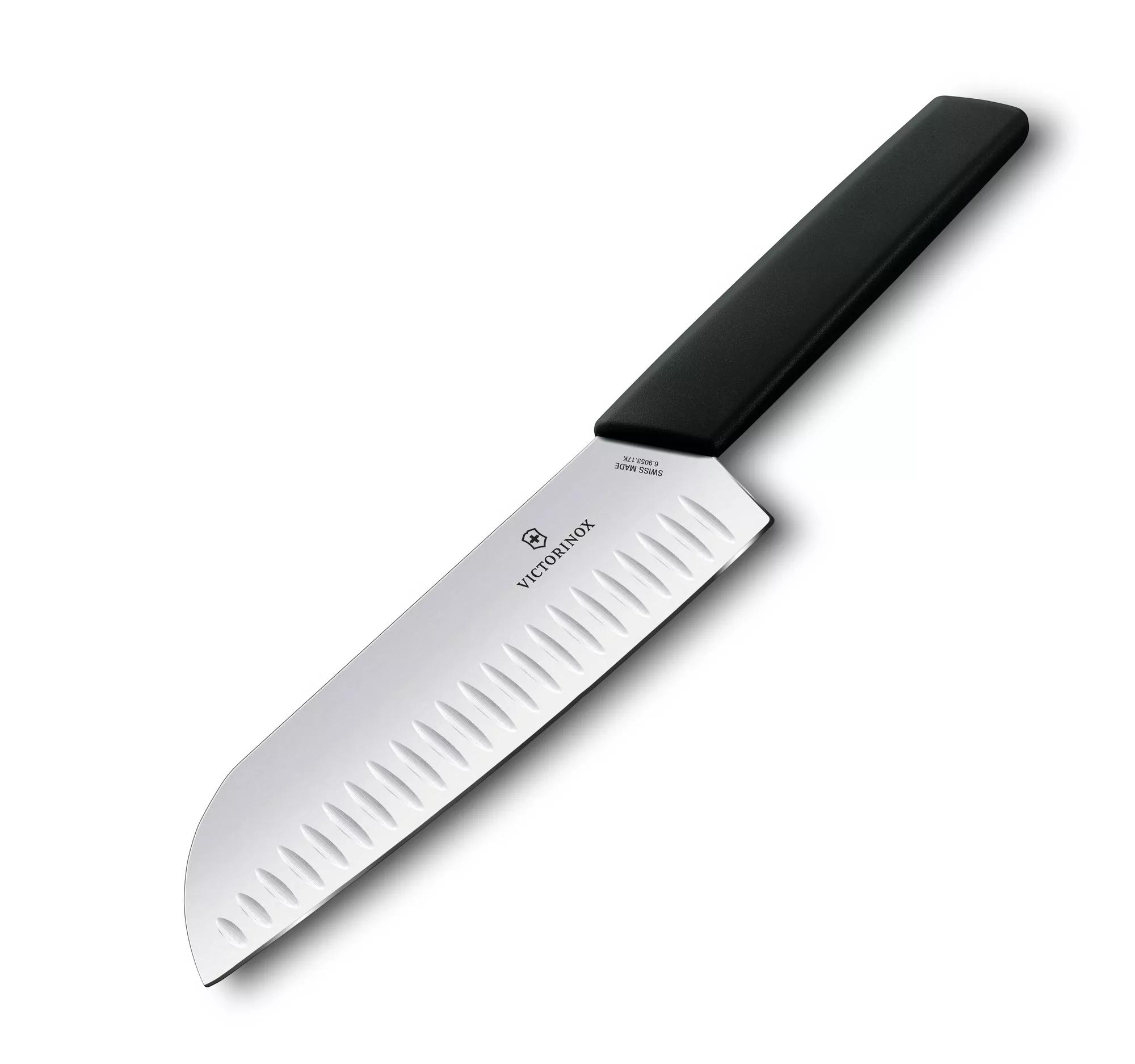 Swiss Modern Santokumesser-schwarz