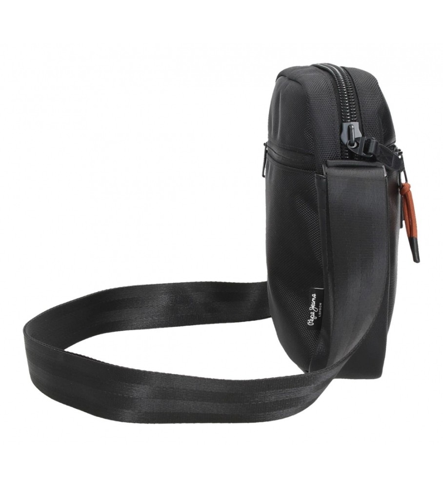 Bolsa de ombro preta Pepe Jeans Egham