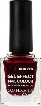 Korres Nail Colour Gel Effect Vernis À Ongles 55 Pomegranate 11ml