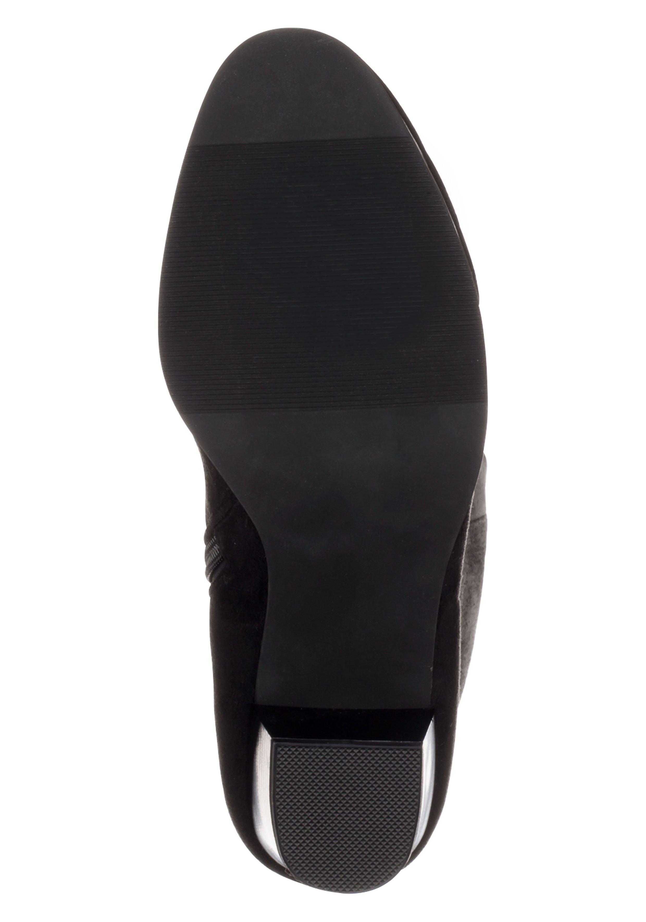 Weitschaftstiefel mit Stretch-Einsatz, in 3 Schaftweiten