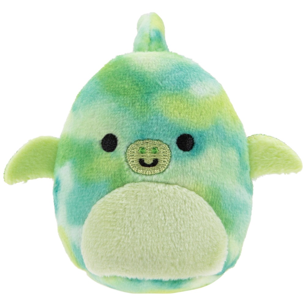 Squishville von Original Squishmallows, 5 cm, 4er-Pack – Prähistorisches Team Plüschtiere