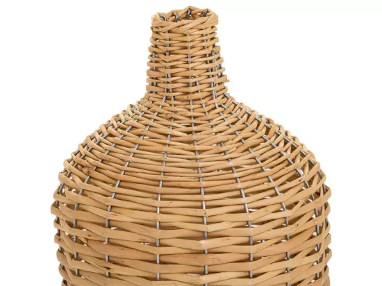 Vase en osier marron d21x29h