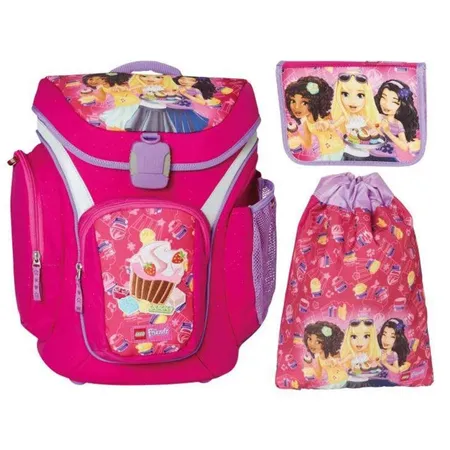 BBM LEGO® Schulranzenset Explorer Friends Cupcake 3-teilig