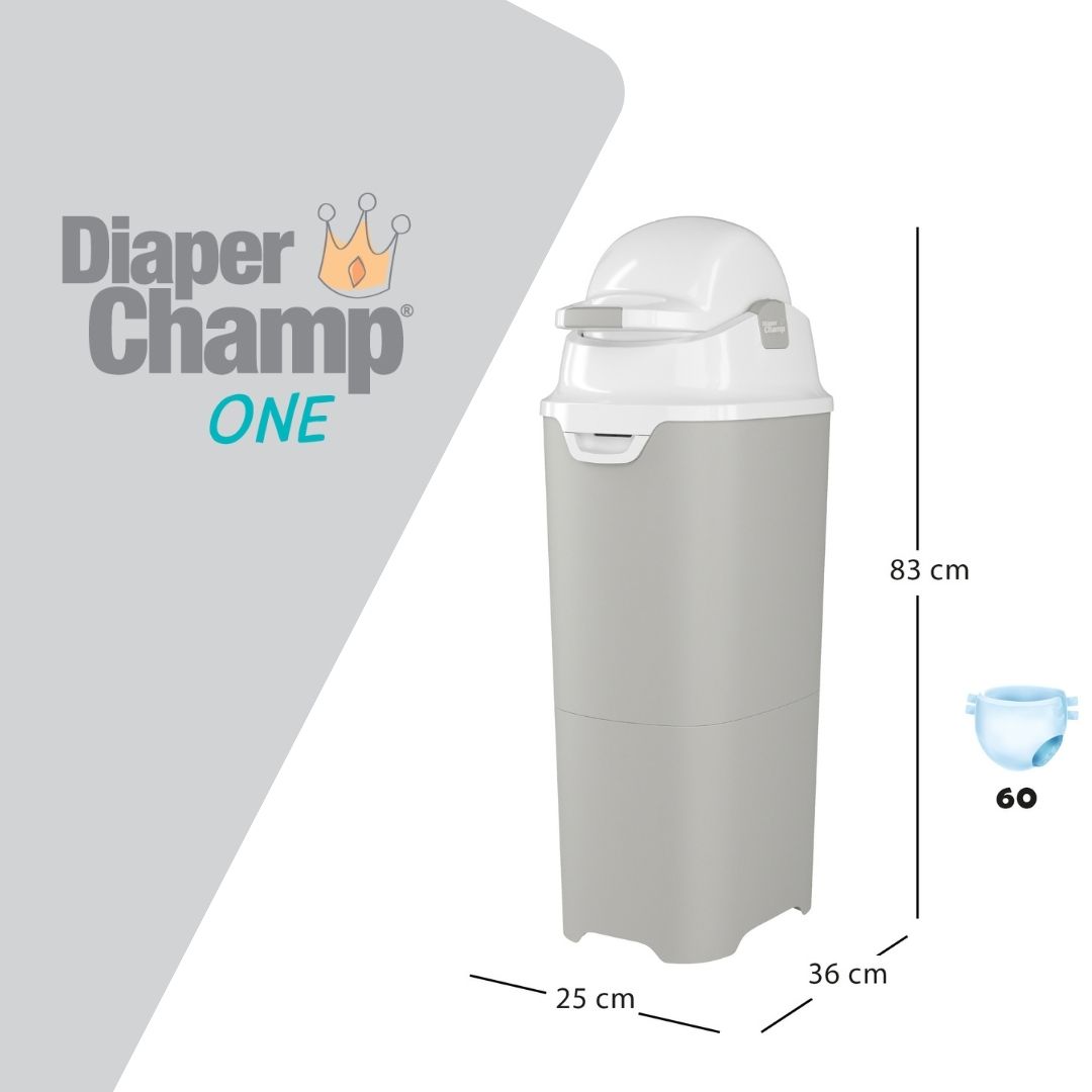 Diaper Champ ONE Maxi Geruchsdichter Windeleimer