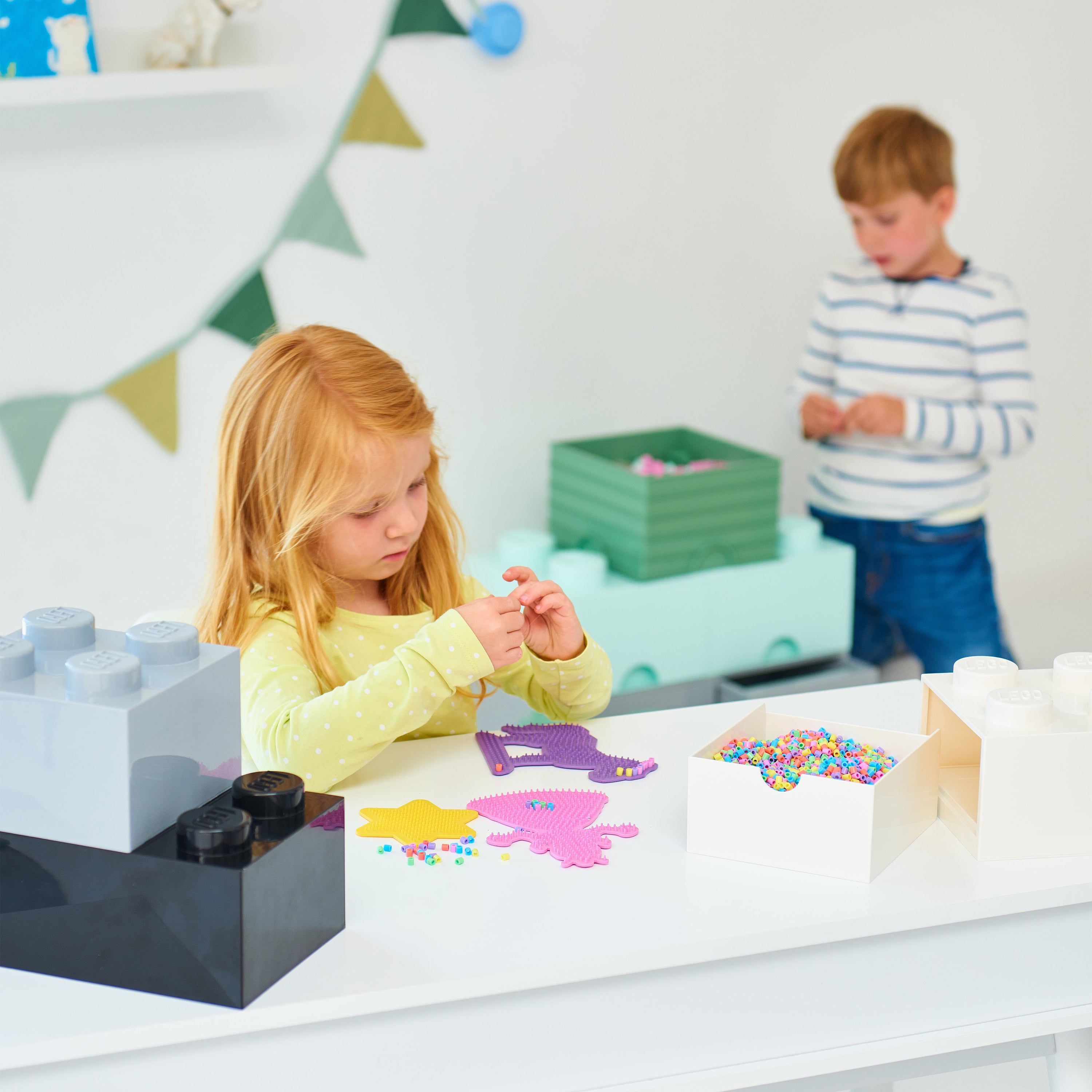LEGOÂ® Brick 8 Opbergbox Met Lade - Zwart