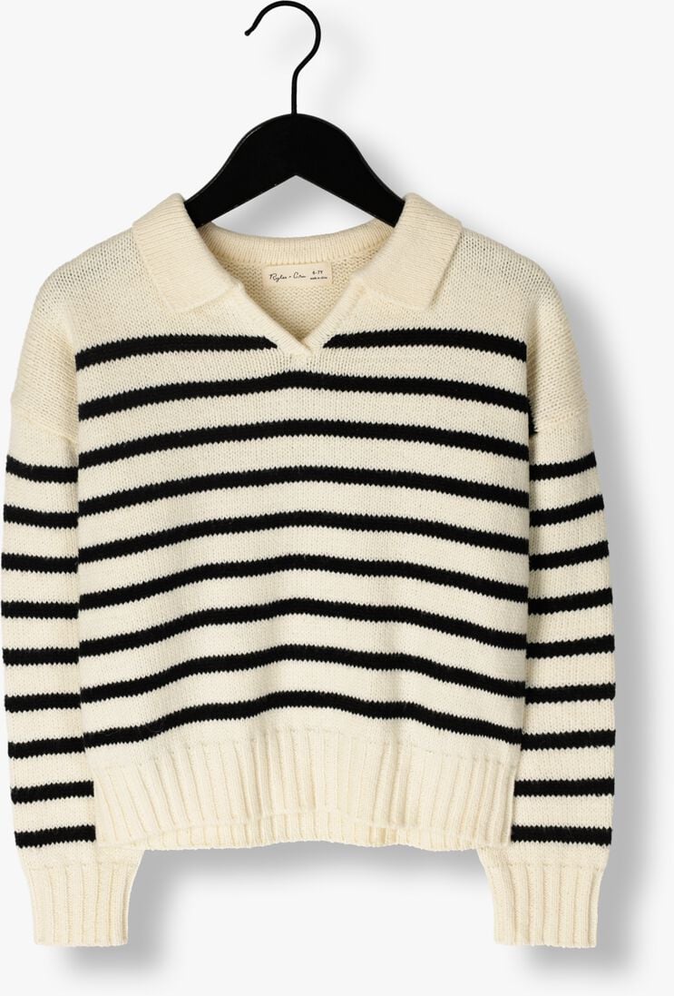 RYLEE + CRU zwarte rylee + cru coltrui collared sweater