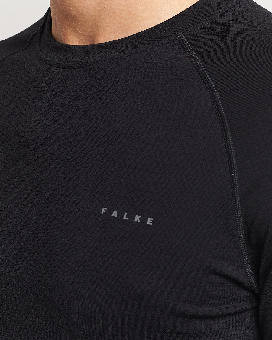 Falke Sport Long-sleeve shirt Wool-Tech Light Black
