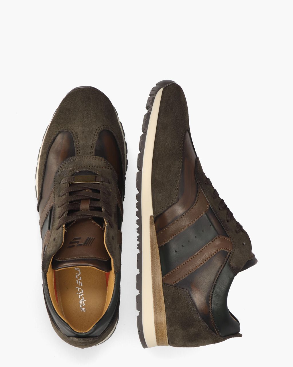 Rapid Soul Sweder Donkerbruin Herensneakers