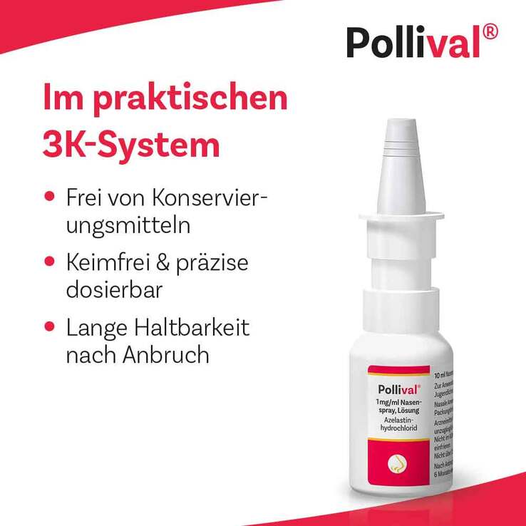 Pollival® Nasenspray mit Azelastin, 10 ml