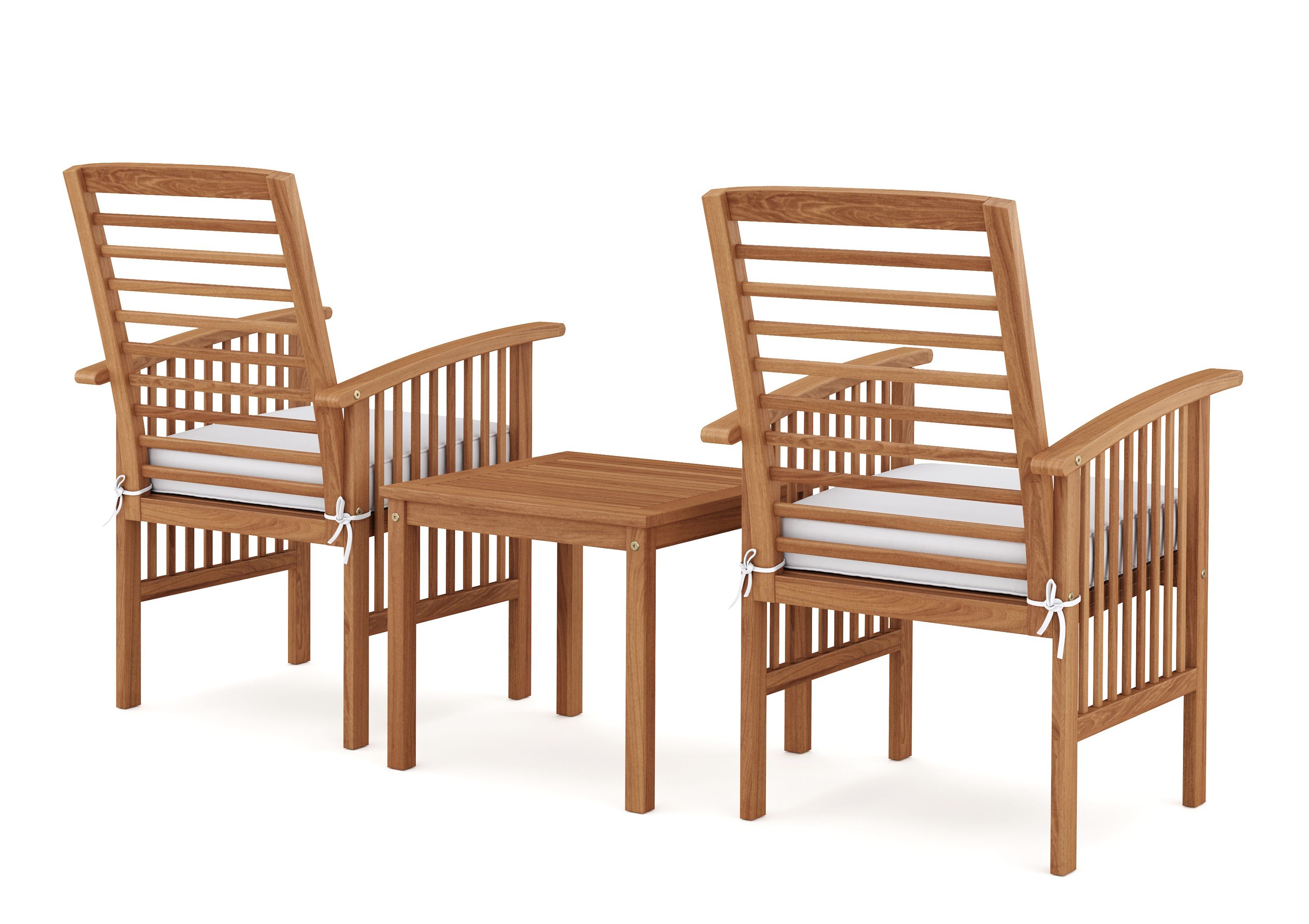 Gartenmöbel Set Holz CORDOBA 3-teilig