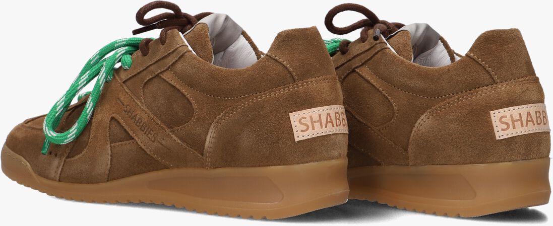 bruine shabbies lage sneakers april mina