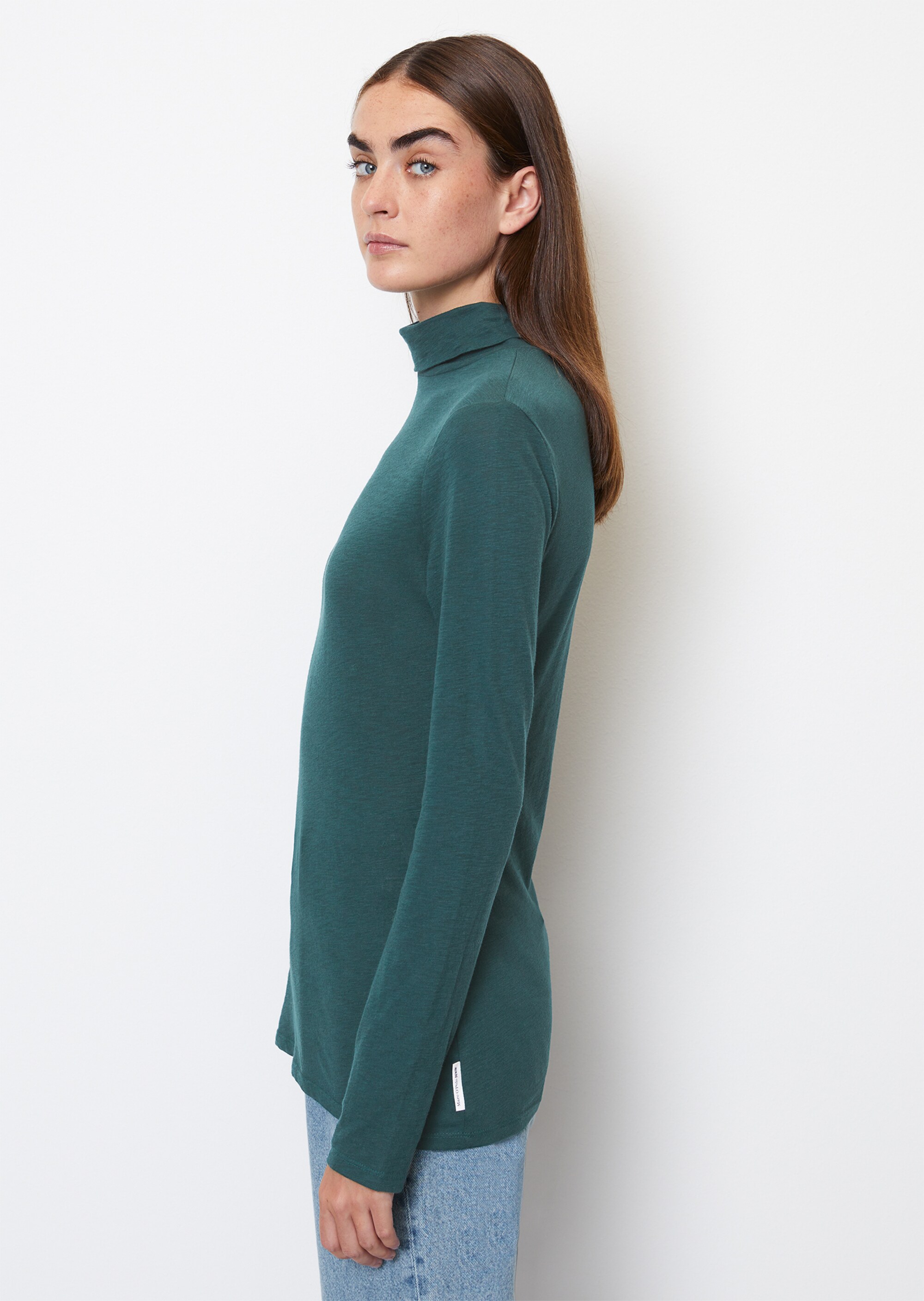DfC Rollkragen-Longsleeve shapedaus Organic Cotton