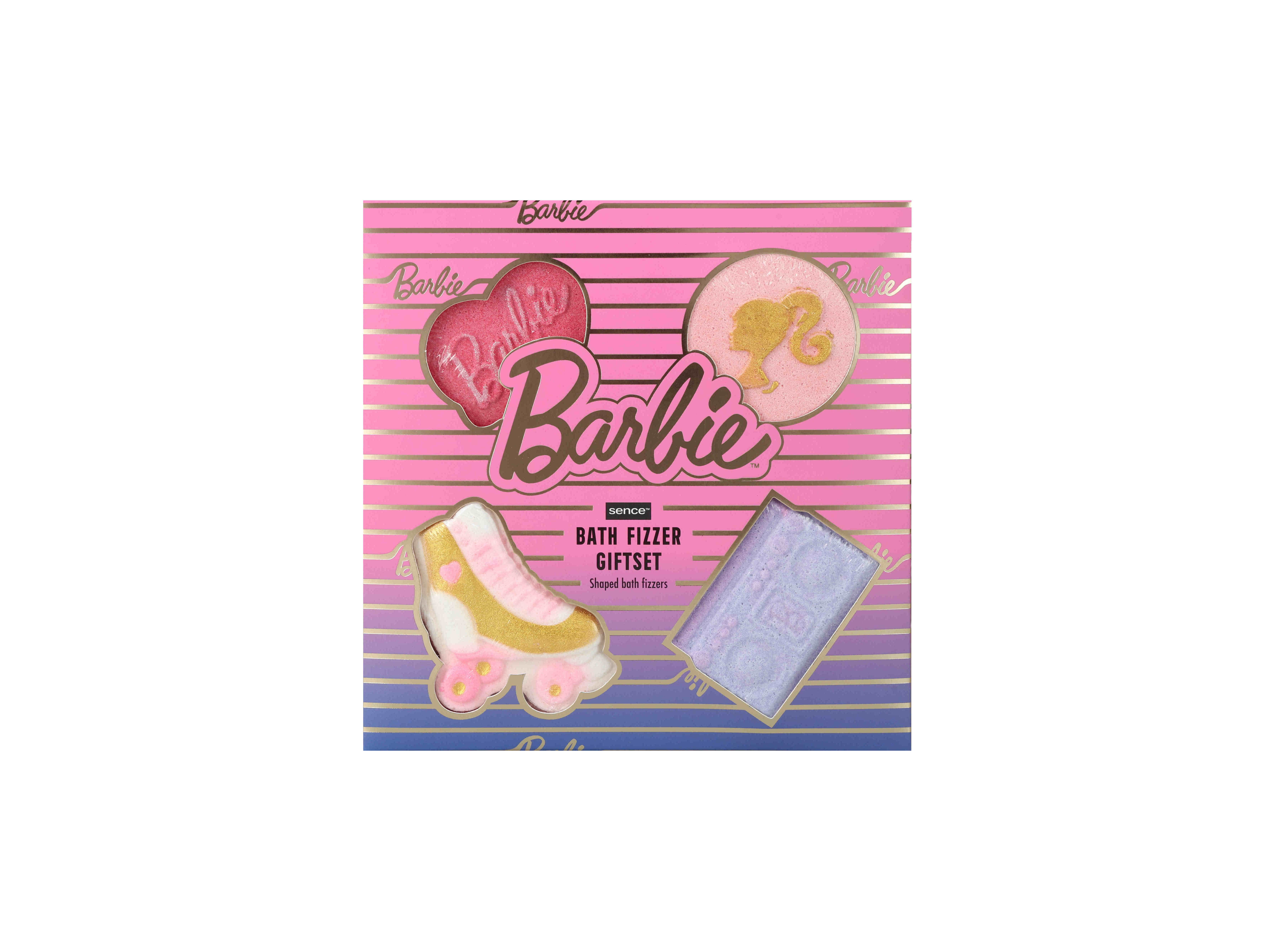 CONJUNTO SENCE BOMBA BANHO BARBIE COLD WEATHER