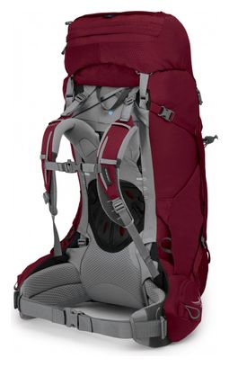 Sac de Randonnée Femme Osprey Ariel 65 Rouge