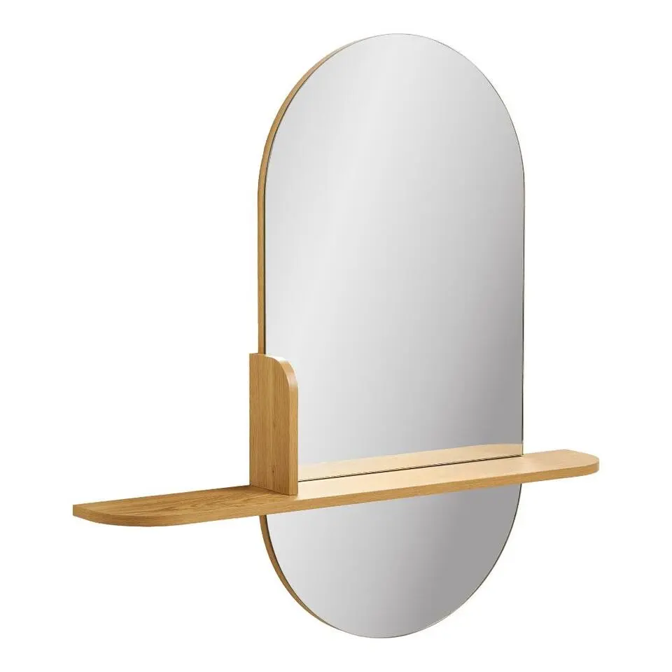 Hioshop Elna spiegel 1 plank eikendecor