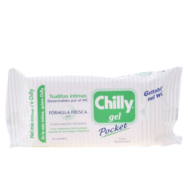 Chilly Intima Toalhetes de Higiene Íntima Fresh 12 Unidades